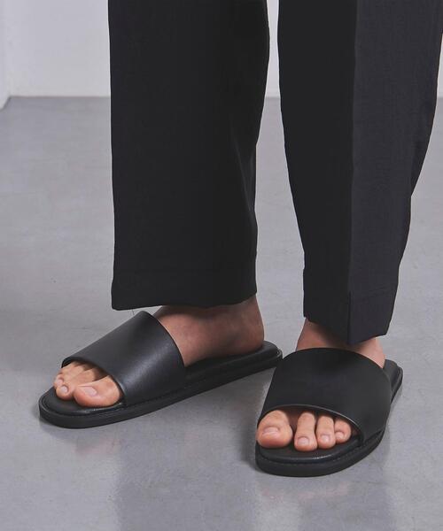 UNITED ARROWS & SONS（ユナイテッドアローズアンドサンズ）の「＜UNITED ARROWS & SONS by DAISUKE OBANA＞ SQUARE/H SANDAL/サンダル（サンダル・メンズ・ブラック・L/M/S）」の10枚目の写真