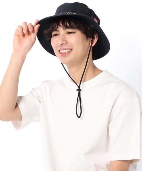 CHUMS（チャムス）の「【CHUMS】Gore-Tex INFINIUM Fes Hat（ハット・レディース・ブラック/ベージュ・FREE）」の6枚目の写真