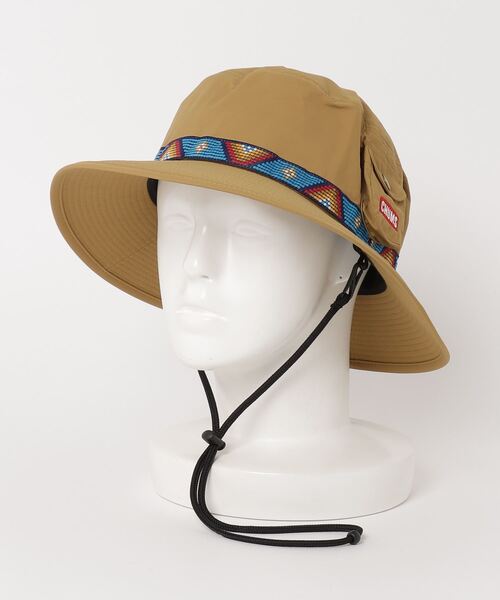 CHUMS（チャムス）の「【CHUMS】Gore-Tex INFINIUM Fes Hat（ハット・レディース・ブラック/ベージュ・FREE）」の9枚目の写真