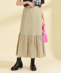 Ray BEAMS | Ray BEAMS / ギンガム マーメイド スカート(スカート)