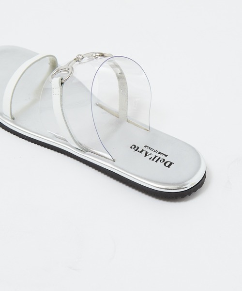 PICHE ABAHOUSE（ピシェ アバハウス）の「●Dellarte/W1959 ビットクリアサンダル（サンダル・レディース・ブラック/ホワイト・36/38/37/39/35）」の12枚目の写真