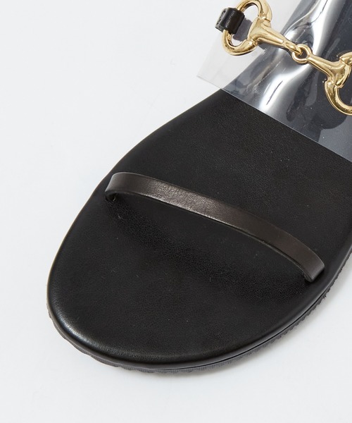 PICHE ABAHOUSE（ピシェ アバハウス）の「●Dellarte/W1959 ビットクリアサンダル（サンダル・レディース・ブラック/ホワイト・36/38/37/39/35）」の9枚目の写真