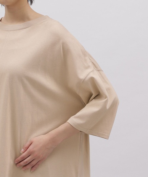 LAKOLE（ラコレ）の「BIGフレアラインTシャツ / 275565（Tシャツ/カットソー・レディース・ブラック/ベージュ/ブラウン/オフホワイト・SMALL/MEDIUM）」の18枚目の写真