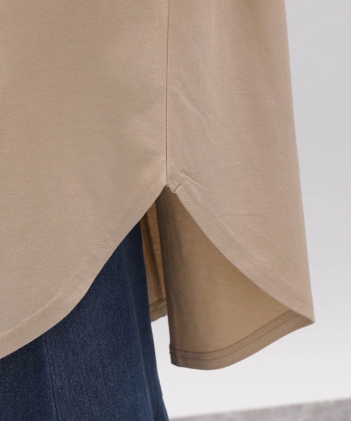 LAKOLE（ラコレ）の「BIGフレアラインTシャツ / 275565（Tシャツ/カットソー・レディース・ブラック/ベージュ/ブラウン/オフホワイト・SMALL/MEDIUM）」の20枚目の写真