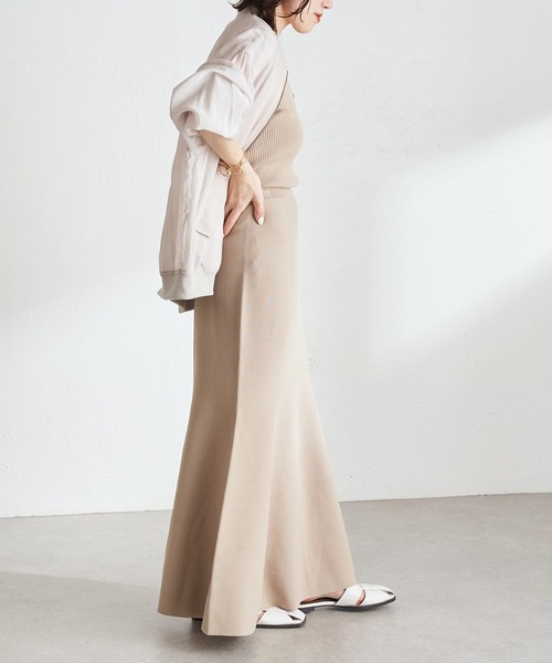 COLLAGE GALLARDAGALANTE(コラージュガリャルダガランテ)の「夏まで着るアウター/シアーMA-1(MA-1・レディース・ブラック/ライトベージュ・FREE)」の6枚目の写真