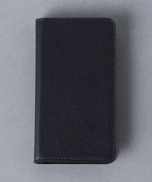 UNITED ARROWS（ユナイテッドアローズ）の「マイクロファイバー iPhone SE ケース（スマホケース/カバー・メンズ・グレー/ブラック・FREE）」の2枚目の写真