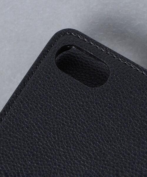 UNITED ARROWS（ユナイテッドアローズ）の「マイクロファイバー iPhone SE ケース（スマホケース/カバー・メンズ・グレー/ブラック・FREE）」の3枚目の写真