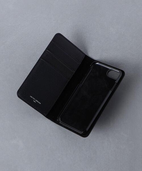 UNITED ARROWS（ユナイテッドアローズ）の「マイクロファイバー iPhone SE ケース（スマホケース/カバー・メンズ・グレー/ブラック・FREE）」の6枚目の写真