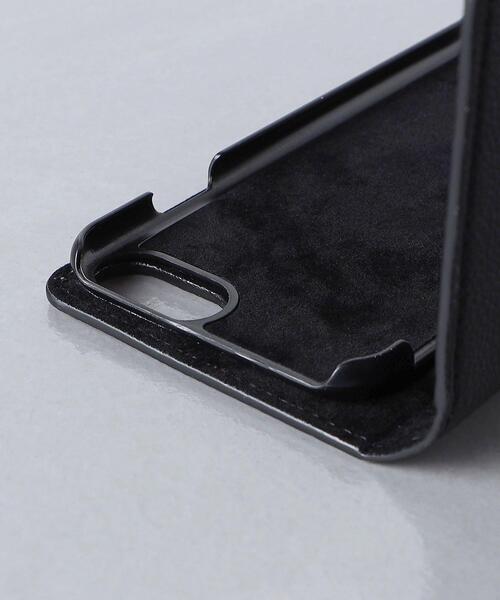 UNITED ARROWS（ユナイテッドアローズ）の「マイクロファイバー iPhone SE ケース（スマホケース/カバー・メンズ・グレー/ブラック・FREE）」の8枚目の写真