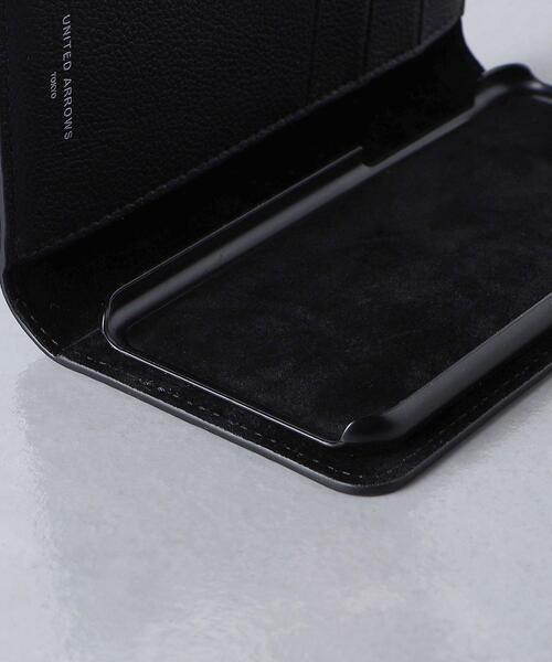 UNITED ARROWS（ユナイテッドアローズ）の「マイクロファイバー iPhone SE ケース（スマホケース/カバー・メンズ・グレー/ブラック・FREE）」の12枚目の写真