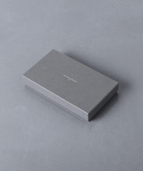 UNITED ARROWS（ユナイテッドアローズ）の「マイクロファイバー iPhone SE ケース（スマホケース/カバー・メンズ・グレー/ブラック・FREE）」の4枚目の写真