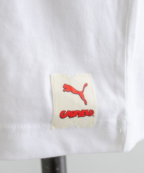 PUMA（プーマ）の「【PUMA×GARFIELD (ガーフィールド)】コラボTシャツ（Tシャツ/カットソー・レディース・ホワイト/ブラック・MEDIUM）」の9枚目の写真