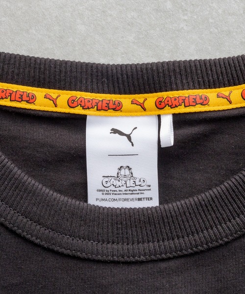 PUMA（プーマ）の「【PUMA×GARFIELD (ガーフィールド)】コラボTシャツ（Tシャツ/カットソー・レディース・ホワイト/ブラック・MEDIUM）」の12枚目の写真