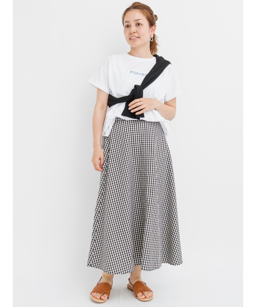 Lugnoncure(ルノンキュール)の「コットン天竺クルーネックカーディガン(カーディガン/ボレロ・レディース・ブラック/レッド/オフホワイト/グリーン・フリ-)」の7枚目の写真