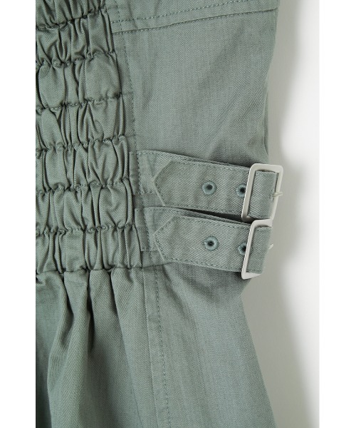 MOUSSY（マウジー）の「HALTER NECK JUMPER スカート（ジャンパースカート・レディース・ライトカーキ/キナリ/ブラック・2/1）」の19枚目の写真