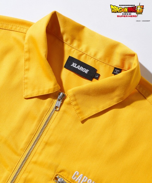 XーLARGE×DRAGON BALL ツナギ イエロー オーバーオール XLARGE