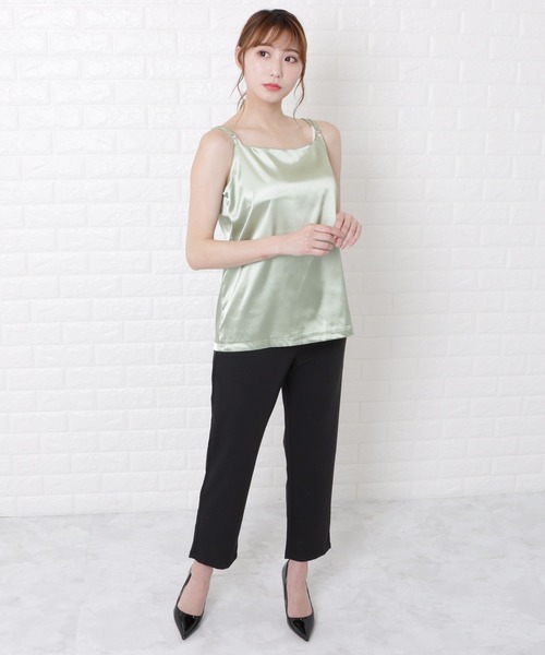 セール】サテンキャミソール（Tシャツ/カットソー）｜Lace Ladies