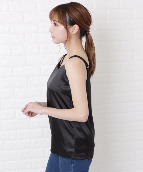新品☆Deuxieme Class Black satinキャミソール 2025年最新】Deuxieme