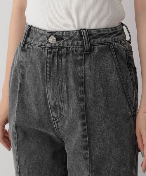 LOWRYS FARM(ローリーズファーム)の「ケミカルフロントスリットデニムパンツ 294281(デニムパンツ・レディース・グレー・SMALL/MEDIUM/LARGE)」の7枚目の写真