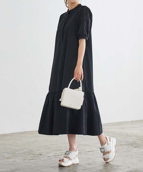 KOBE LETTUCE（コウベレタス）の「ビジューベルクロサンダル（サンダル・レディース・ホワイト/ブラック・L/LL/M/S）」の6枚目の写真