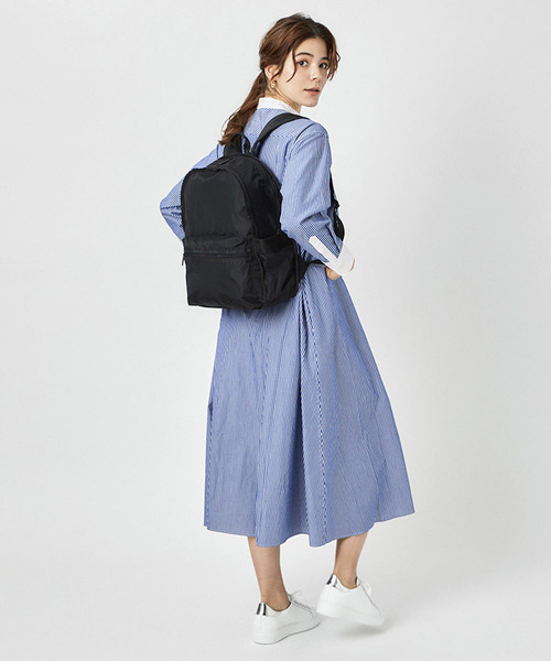 ROUTE BACKPACKリサイクルドブラックJP ROUTE BACKPACK/リサイクルドブラックJP / LeSportsac