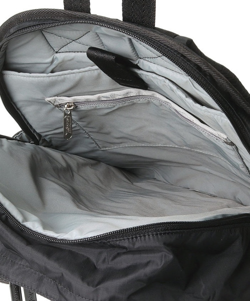 LeSportsac（レスポートサック）の「ROUTE BACKPACK 【日本限定】リサイクルドブラックJP（バックパック/リュック・レディース・ブラック・FREE）」の9枚目の写真