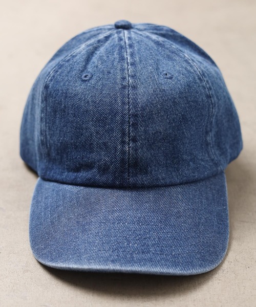 newhattan(ニューハッタン)の「【newhattan】Baseball Low Cap-denim(キャップ・メンズ・ダークブルー/ダークブラック/ブラック/ライトブルー・FREE)」の4枚目の写真