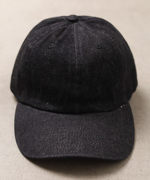 newhattan(ニューハッタン)の「【newhattan】Baseball Low Cap-denim(キャップ・メンズ・ダークブルー/ダークブラック/ブラック/ライトブルー・FREE)」の3枚目の写真