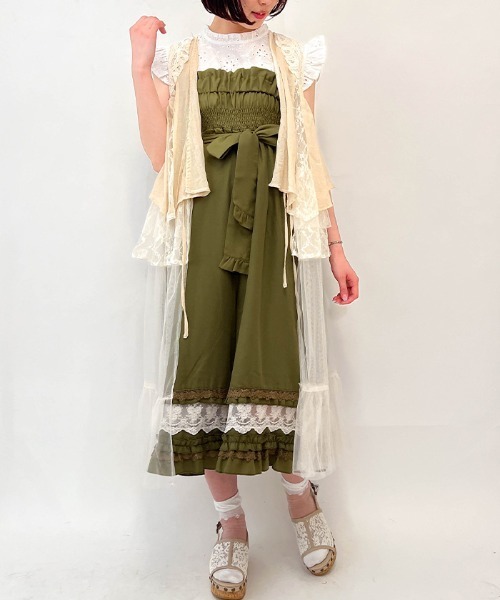 axes femme（アクシーズファム）の「2WAYガウチョパンツ