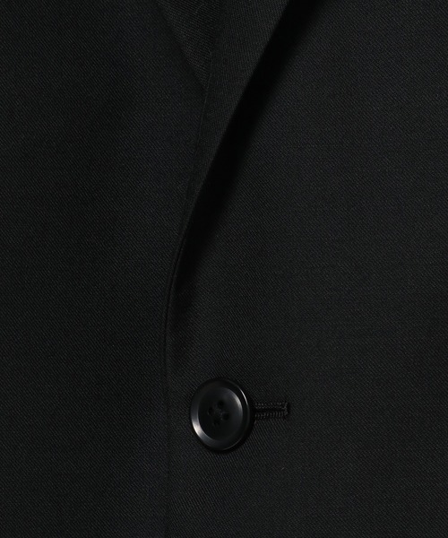 CROWDED CLOSET（クラウデッドクローゼット）の「NARROW TW綾ブラックスーツ/別売りベストあり/2ピースビジネスセットアップスーツ（スーツセット・メンズ・ブラック・01/02/03/04）」の11枚目の写真