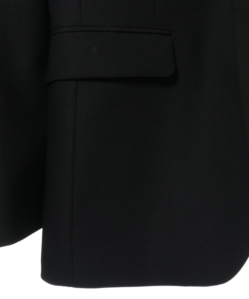 CROWDED CLOSET（クラウデッドクローゼット）の「NARROW TW綾ブラックスーツ/別売りベストあり/2ピースビジネスセットアップスーツ（スーツセット・メンズ・ブラック・01/02/03/04）」の14枚目の写真