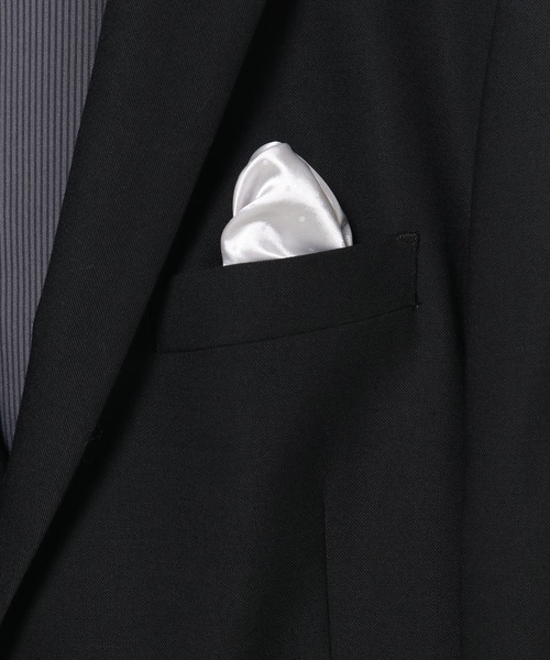 CROWDED CLOSET（クラウデッドクローゼット）の「NARROW TW綾ブラックスーツ/別売りベストあり/2ピースビジネスセットアップスーツ（スーツセット・メンズ・ブラック・01/02/03/04）」の22枚目の写真