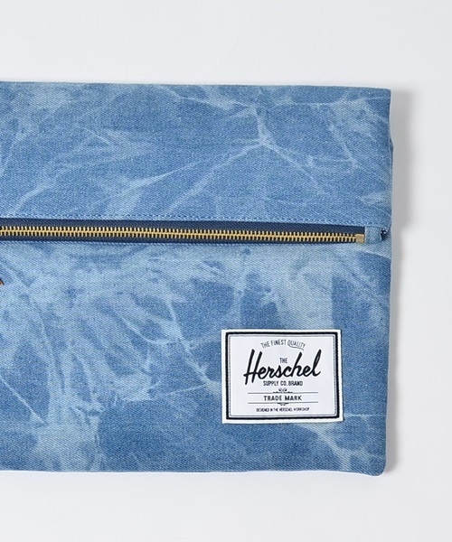 SHIPS JET BLUE（シップスジェットブルー）の「HERSCHEL×SHIPS JET BLUE: ゛CARTER L゛ デニムクラッチバッグ■（クラッチバッグ・メンズ・ネイビー/ライトブルー・ONESIZE）」の13枚目の写真