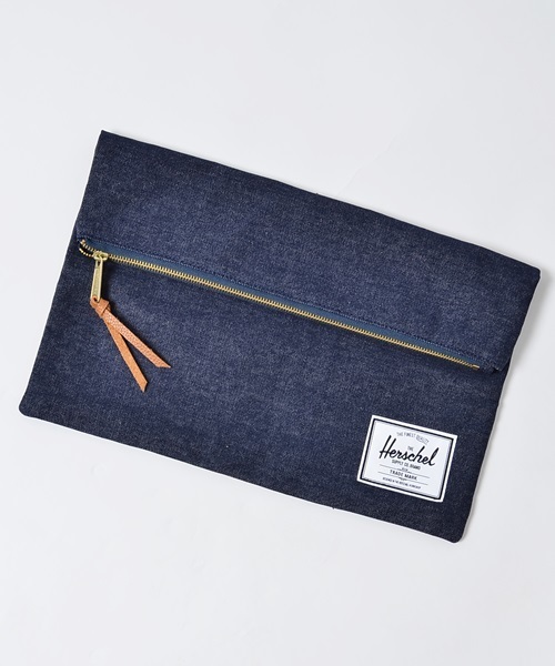 SHIPS JET BLUE（シップスジェットブルー）の「HERSCHEL×SHIPS JET BLUE: ゛CARTER L゛ デニムクラッチバッグ■（クラッチバッグ・メンズ・ネイビー/ライトブルー・ONESIZE）」の17枚目の写真