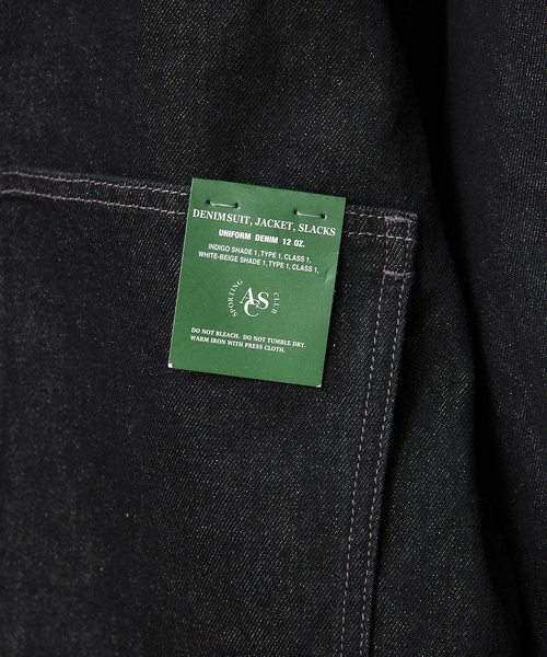JOURNAL STANDARD relume(ジャーナルスタンダード レリューム)の「オーバーサイズ デニムトラッカージャケット(デニムジャケット・メンズ・ブラック/ネイビー・MEDIUM/LARGE)」の15枚目の写真