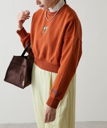 ear PAPILLONNER | 【PEZ (ペッツ)×ear】ショート丈スウェット(スウェット)