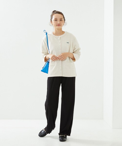 FREAK'S STORE(フリークスストア)の「【プチシリーズ】メローリブカットパンツ【WEB限定】(その他パンツ・レディース・ブラック/グレー/ピンク/グリーン/ライトグリーン・フリ-)」の21枚目の写真