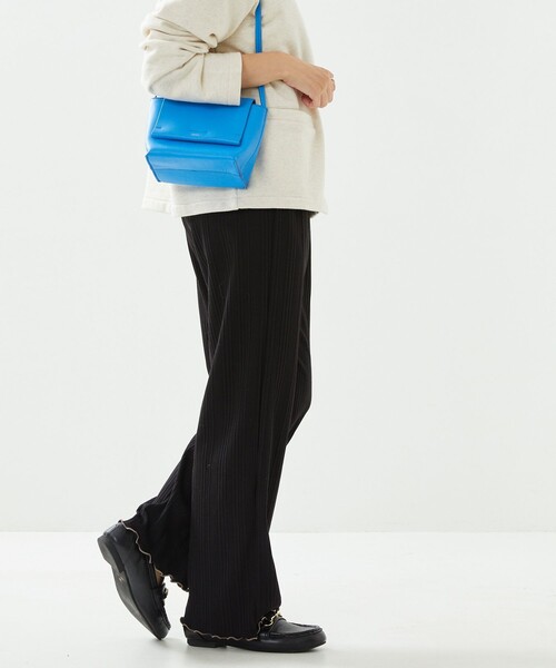 FREAK'S STORE(フリークスストア)の「【プチシリーズ】メローリブカットパンツ【WEB限定】(その他パンツ・レディース・ブラック/グレー/ピンク/グリーン/ライトグリーン・フリ-)」の19枚目の写真