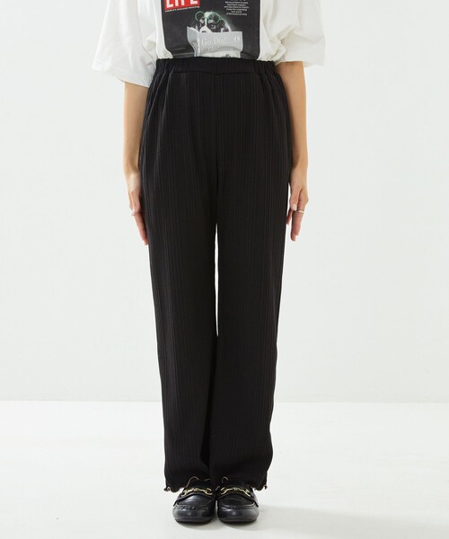 FREAK'S STORE(フリークスストア)の「【プチシリーズ】メローリブカットパンツ【WEB限定】(その他パンツ・レディース・ブラック/グレー/ピンク/グリーン/ライトグリーン・フリ-)」の18枚目の写真