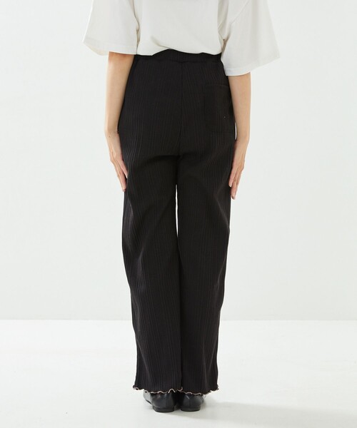 FREAK'S STORE(フリークスストア)の「【プチシリーズ】メローリブカットパンツ【WEB限定】(その他パンツ・レディース・ブラック/グレー/ピンク/グリーン/ライトグリーン・フリ-)」の16枚目の写真