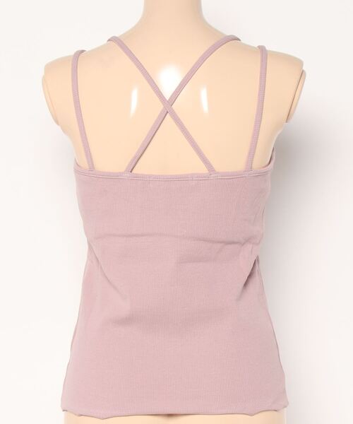 ikka（イッカ）の「テレコカップ付きキャミソール（キャミソール・レディース・ピンク系その他/ベージュ/チャコールグレー・M/L）」の5枚目の写真