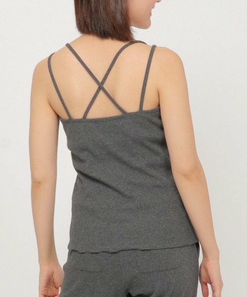 ikka（イッカ）の「テレコカップ付きキャミソール（キャミソール・レディース・ピンク系その他/ベージュ/チャコールグレー・M/L）」の2枚目の写真