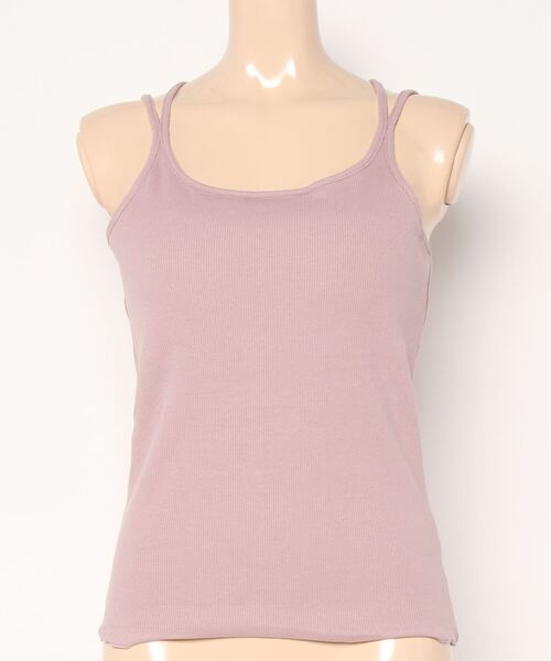 ikka（イッカ）の「テレコカップ付きキャミソール（キャミソール・レディース・ピンク系その他/ベージュ/チャコールグレー・M/L）」の8枚目の写真