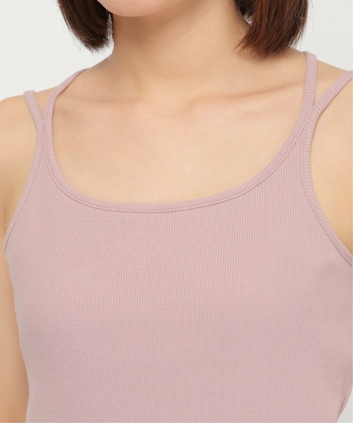 ikka（イッカ）の「テレコカップ付きキャミソール（キャミソール・レディース・ピンク系その他/ベージュ/チャコールグレー・M/L）」の12枚目の写真