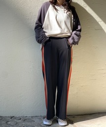 mi via loca | サイドラインセンターシームパンツ(その他パンツ)