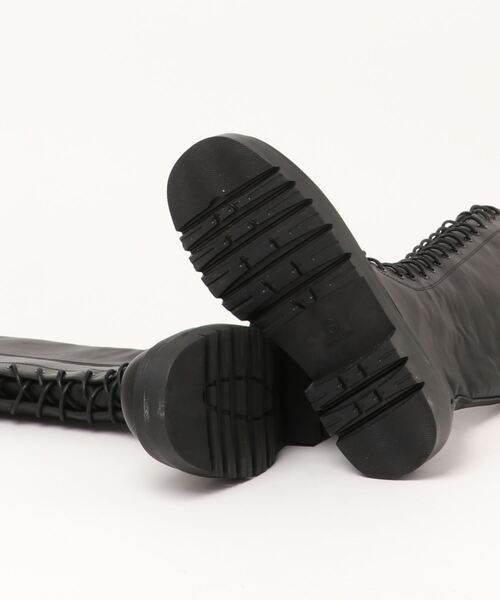 FREE'S MART（フリーズマート）の「レースアップロングブーツ（ブーツ・レディース・ブラック・MEDIUM/SMALL）」の3枚目の写真