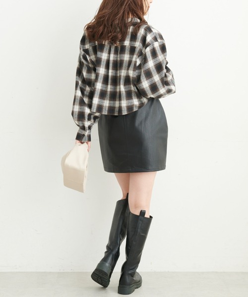 FREE'S MART（フリーズマート）の「レースアップロングブーツ（ブーツ・レディース・ブラック・MEDIUM/SMALL）」の7枚目の写真