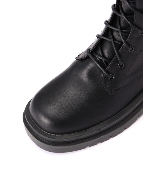 FREE'S MART（フリーズマート）の「レースアップロングブーツ（ブーツ・レディース・ブラック・MEDIUM/SMALL）」の14枚目の写真