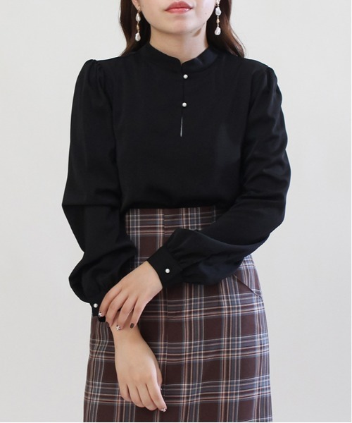 ASTORIA ODIER(アストリアオディール)の「2WAYリバーシブルセーラーカラーブラウス(シャツ/ブラウス・レディース・ブラック/ホワイト・MEDIUM)」の19枚目の写真