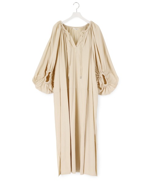【venit】SILK COTTON PRODUCTDYEING ワンピース venit（ヴェニット）の「【VENIT】SILK COTTON PRODUCTDYEING